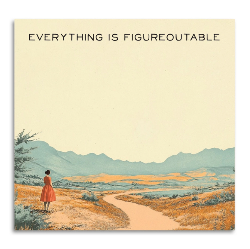 Everything Is Figureoutable Sticky Note