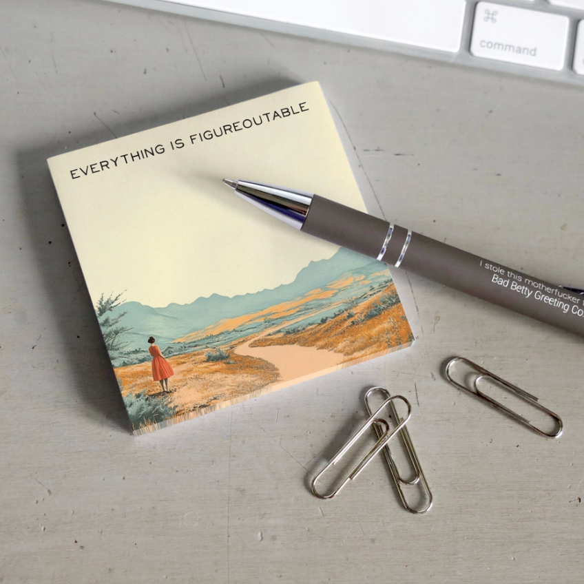 Everything Is Figureoutable Sticky Note