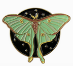 Luna Moth Enamel Pin