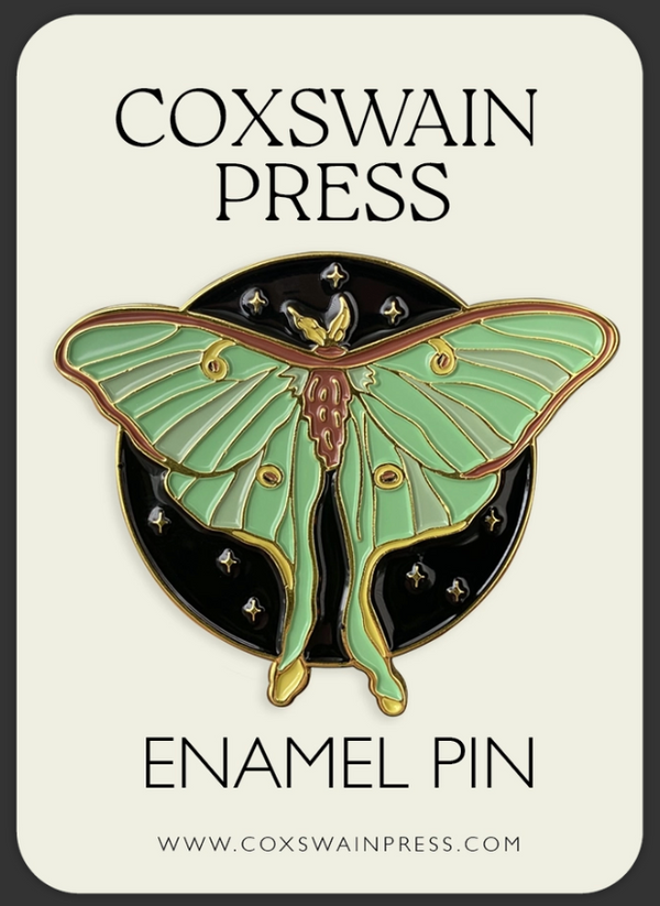 Luna Moth Enamel Pin