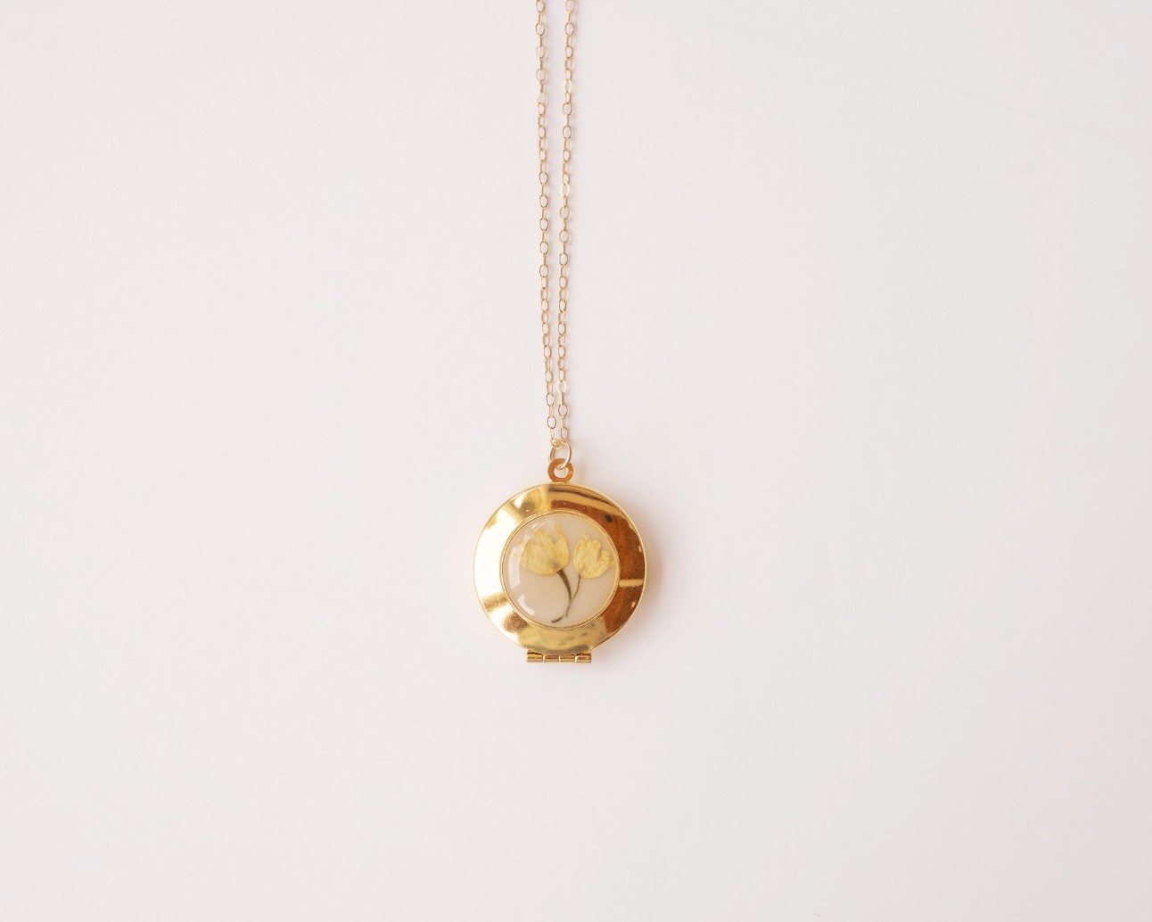 Round Locket Necklace