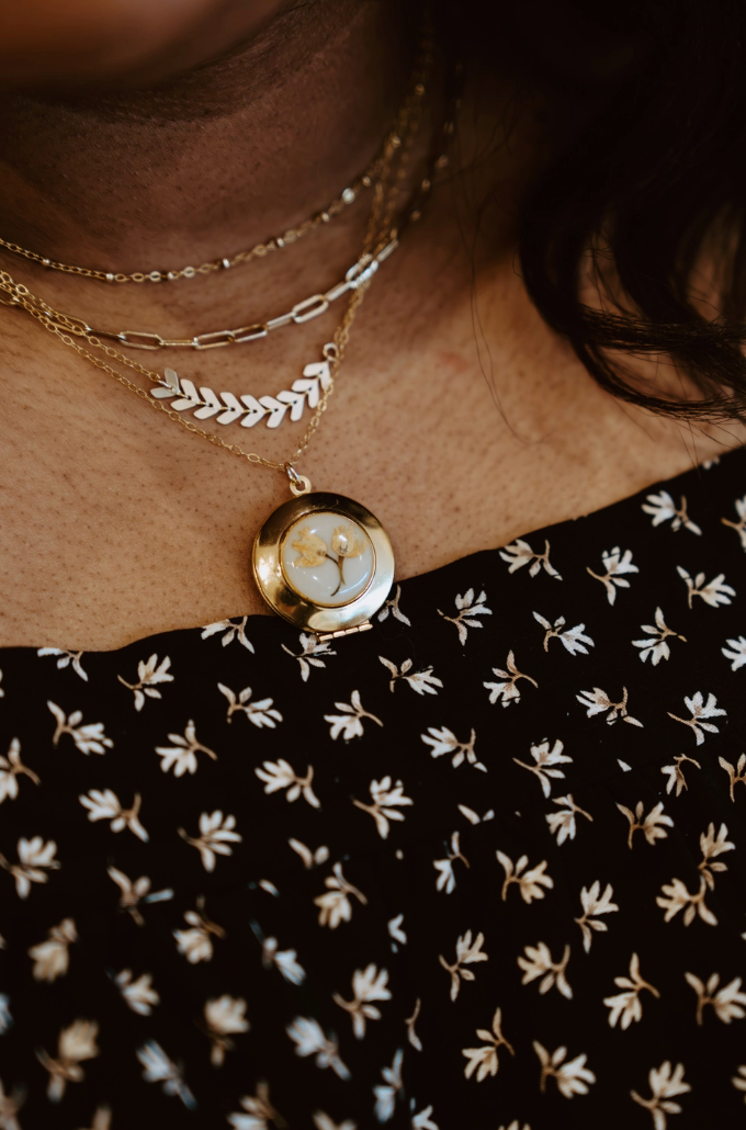 Round Locket Necklace