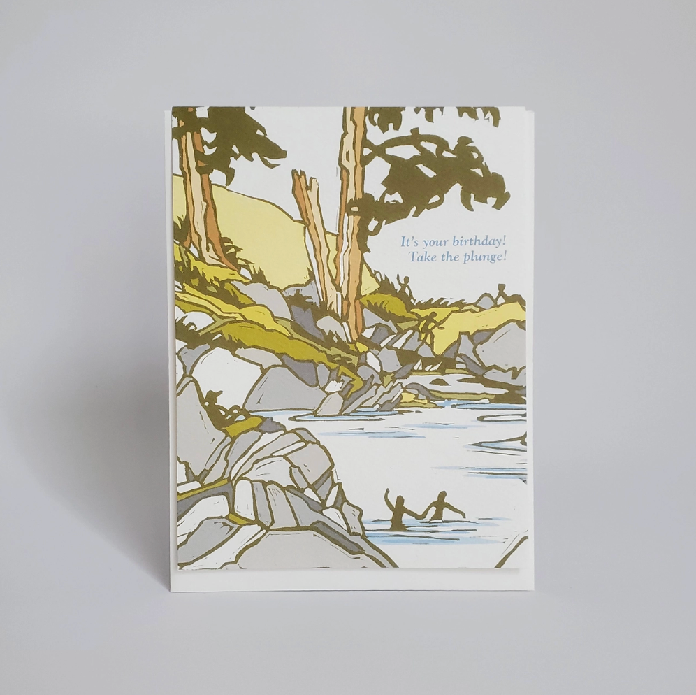 Take the Plunge Birthday Greeting Card