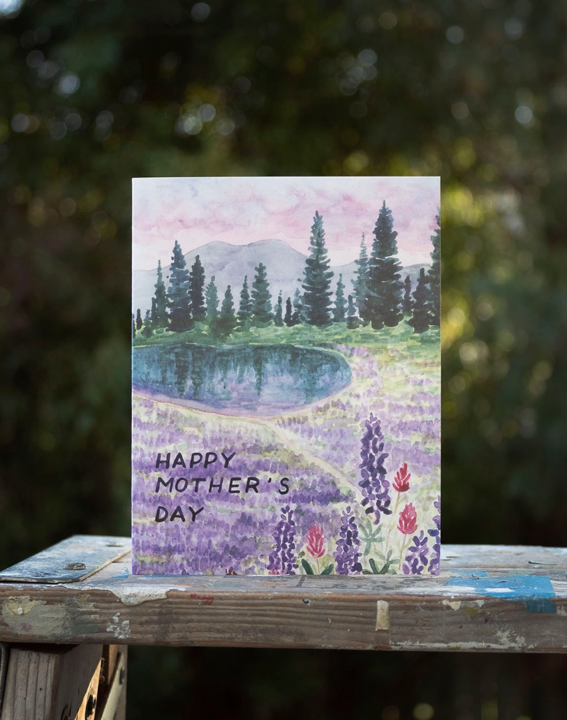 Happy Mother's Day Hiking Greeting Card