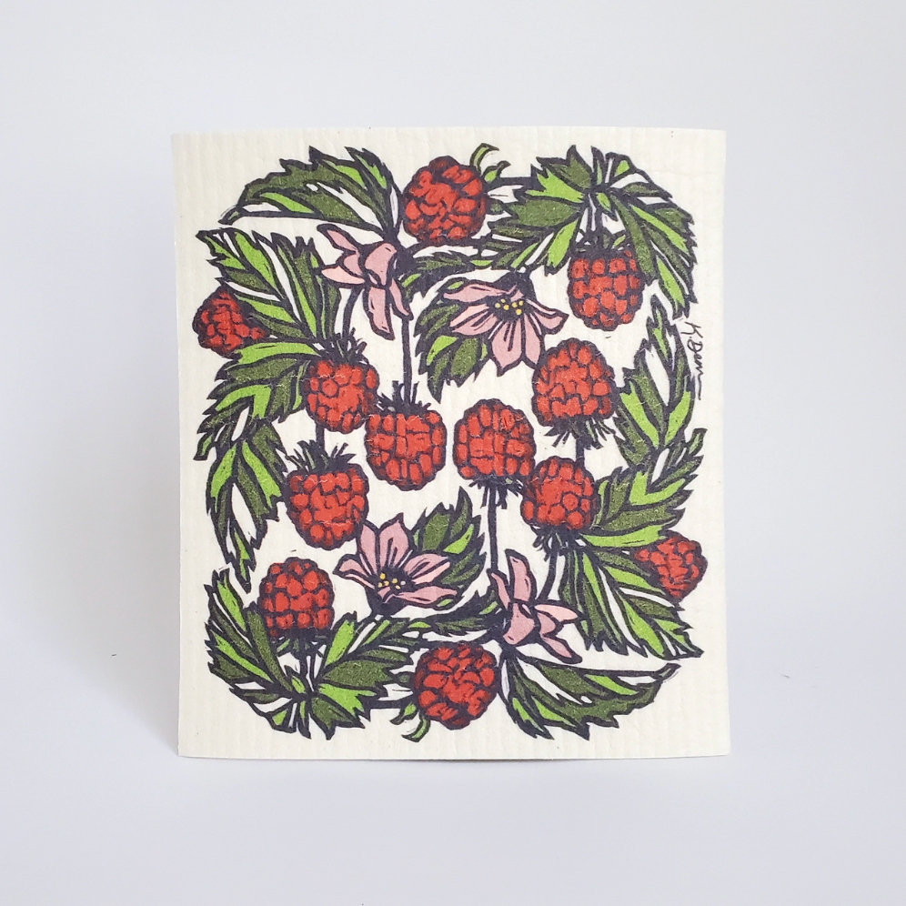 Swedish Dish Cloth: Raspberry
