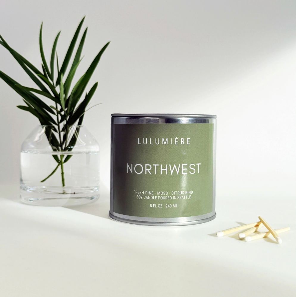Northwest Silver Candle