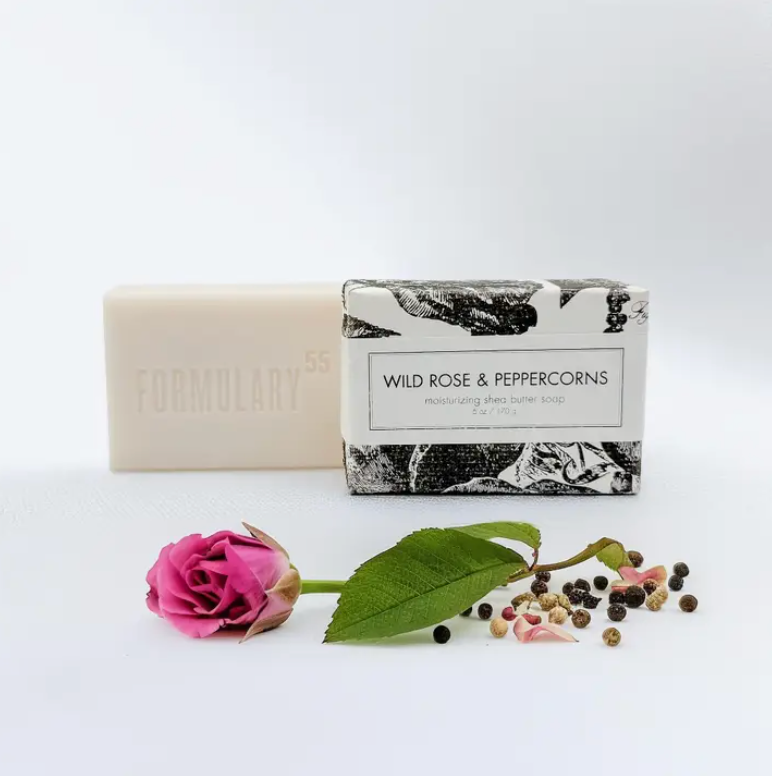 Wild Rose & Peppercorns Shea Butter Soap