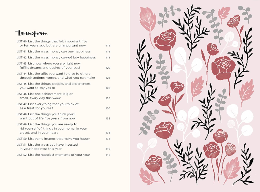 52 Lists For Happiness Floral