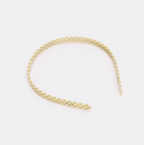 Classic Headband in Olive Check