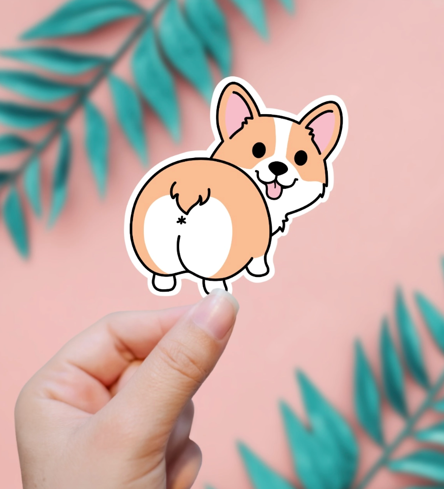 Corgi Sticker