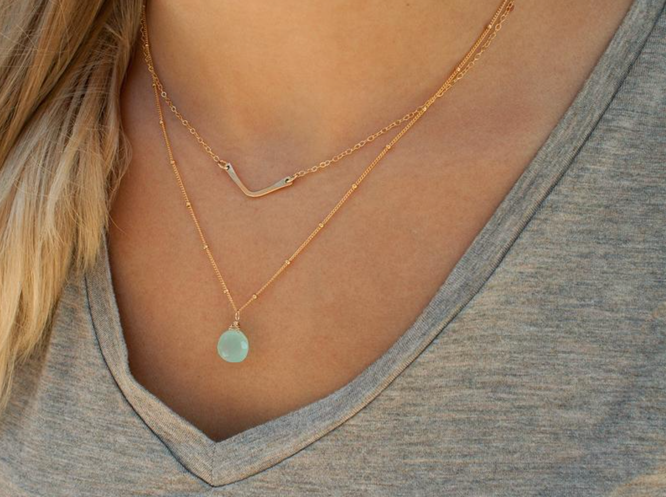 Single Chevron Necklace