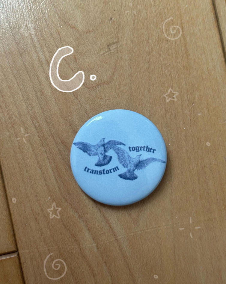 Yikesliz Bird Lover Pins (3 Individual Designs)