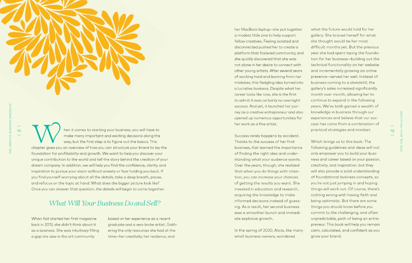 Creative Business Handbook: Follow Your Passions and Be Your Own Boss