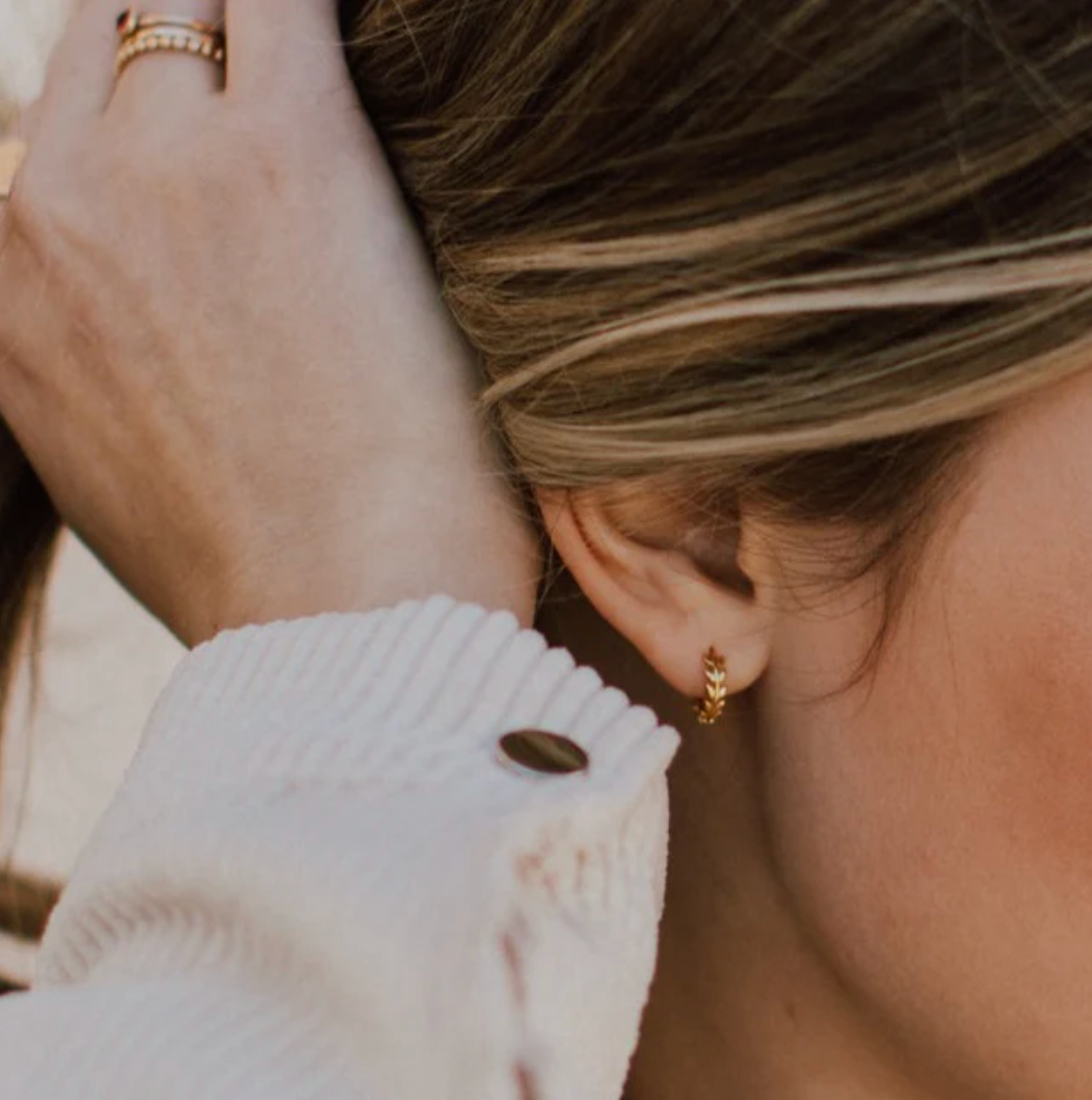 Athena Hoop Earrings