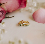 Green & White Checkered Hoops