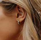 Green & White Checkered Hoops