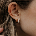 Eloise Tea Cup Hoops