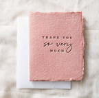 Thank You So Very Much Greeting Card