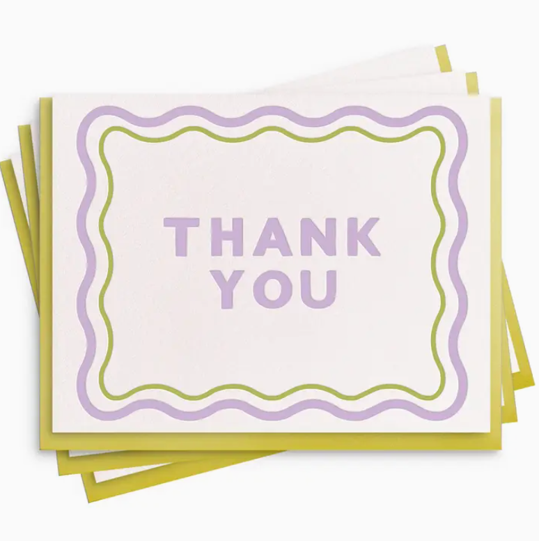 Thanks Waves Set of 6 Cards