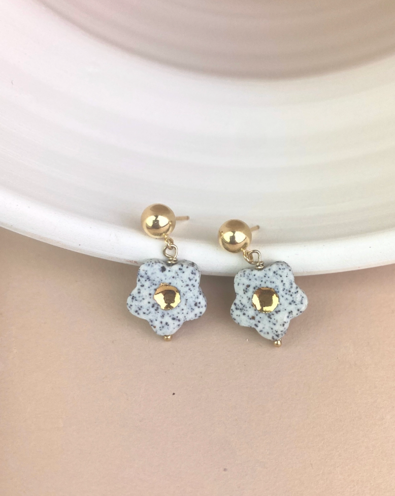 Flower Drop Earrings