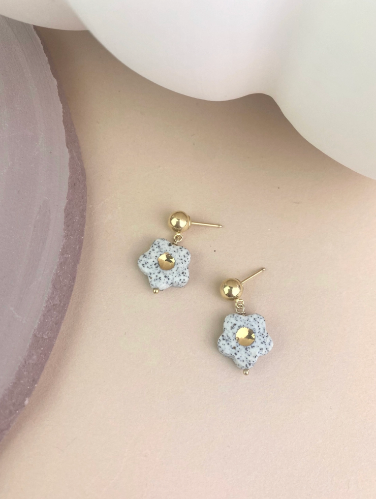 Flower Drop Earrings