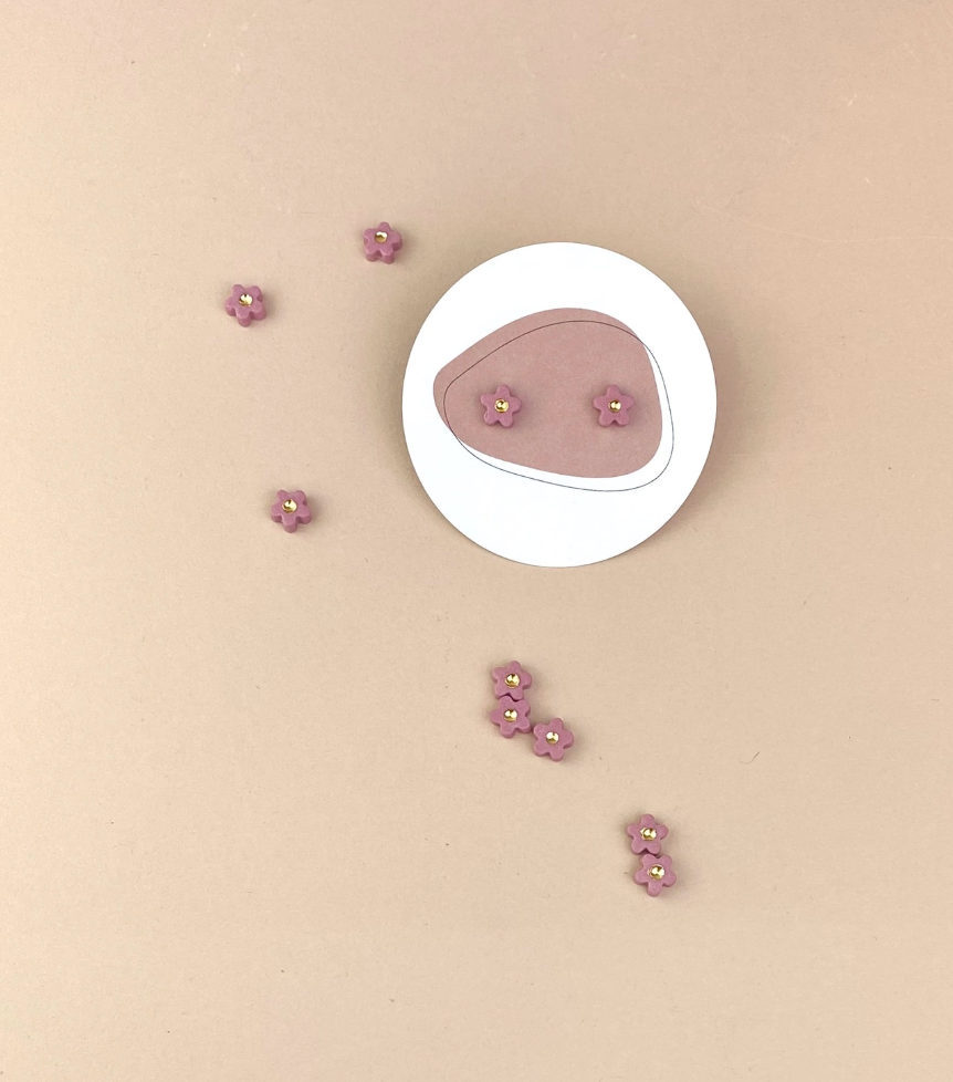 Flower Stud Earrings