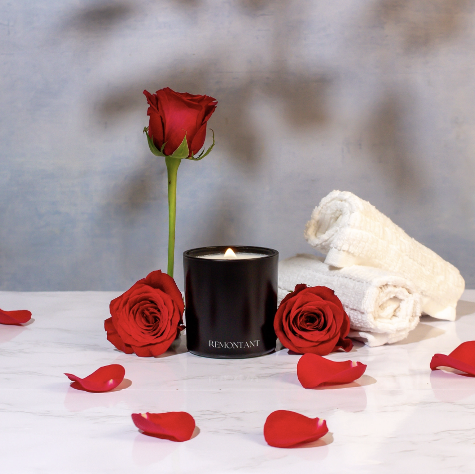 Black Rose Candle