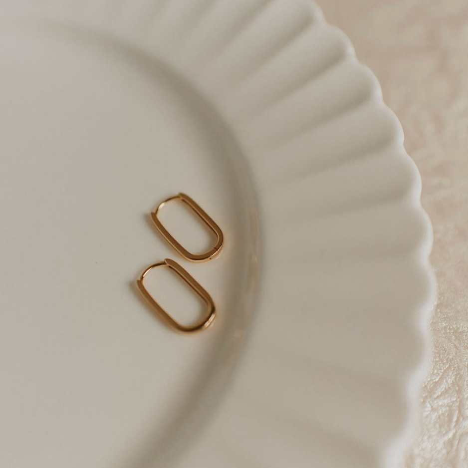Avery Gold Hoops