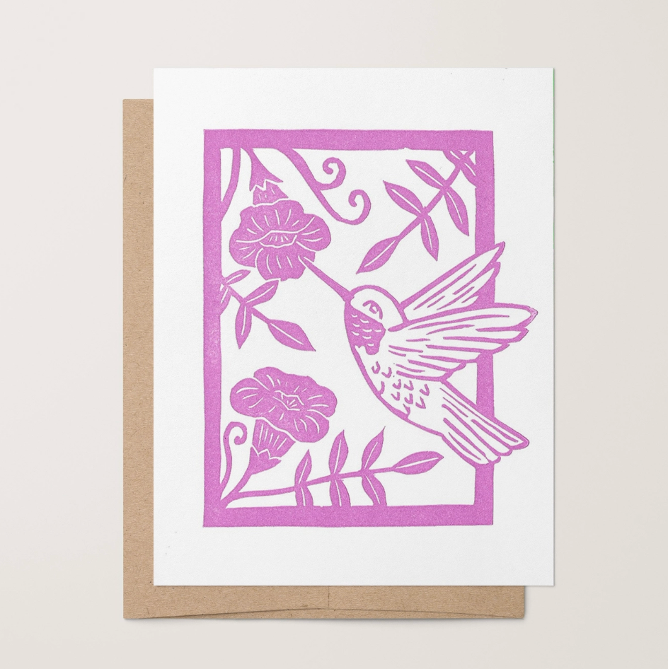 Hummingbird Greeting Card
