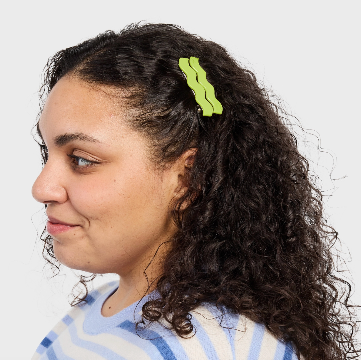 Allie Clips in Lime