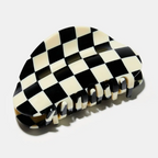 Checker Claw in Black + White