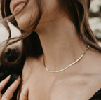 Jade Herringbone Necklace