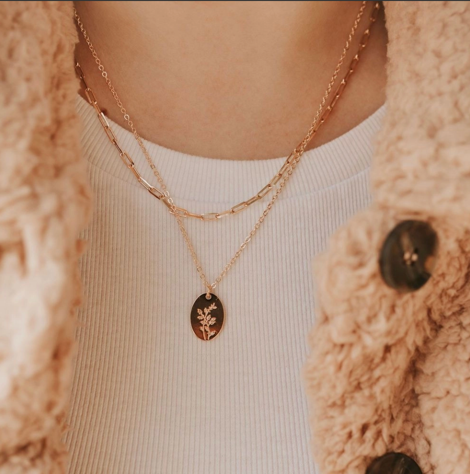 Madeline Paperclip Necklace