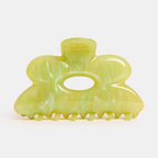 Flower Claw in Jade Swirl