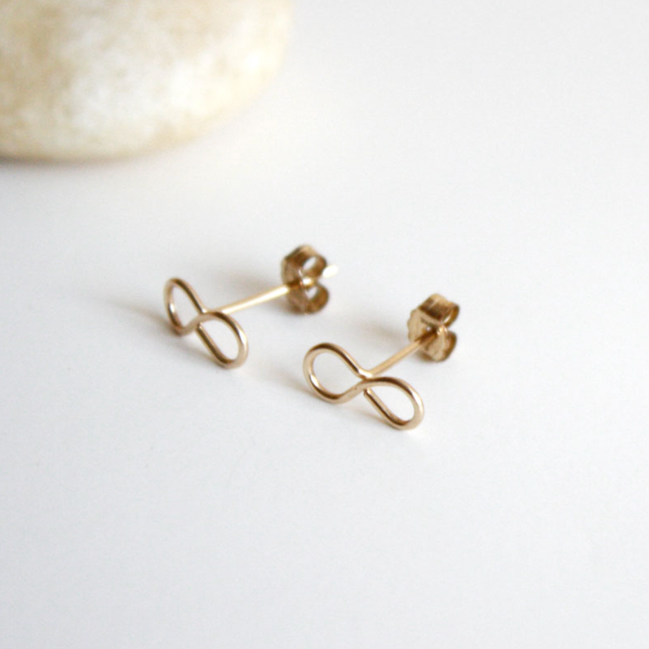 Infinity Stud Earrings