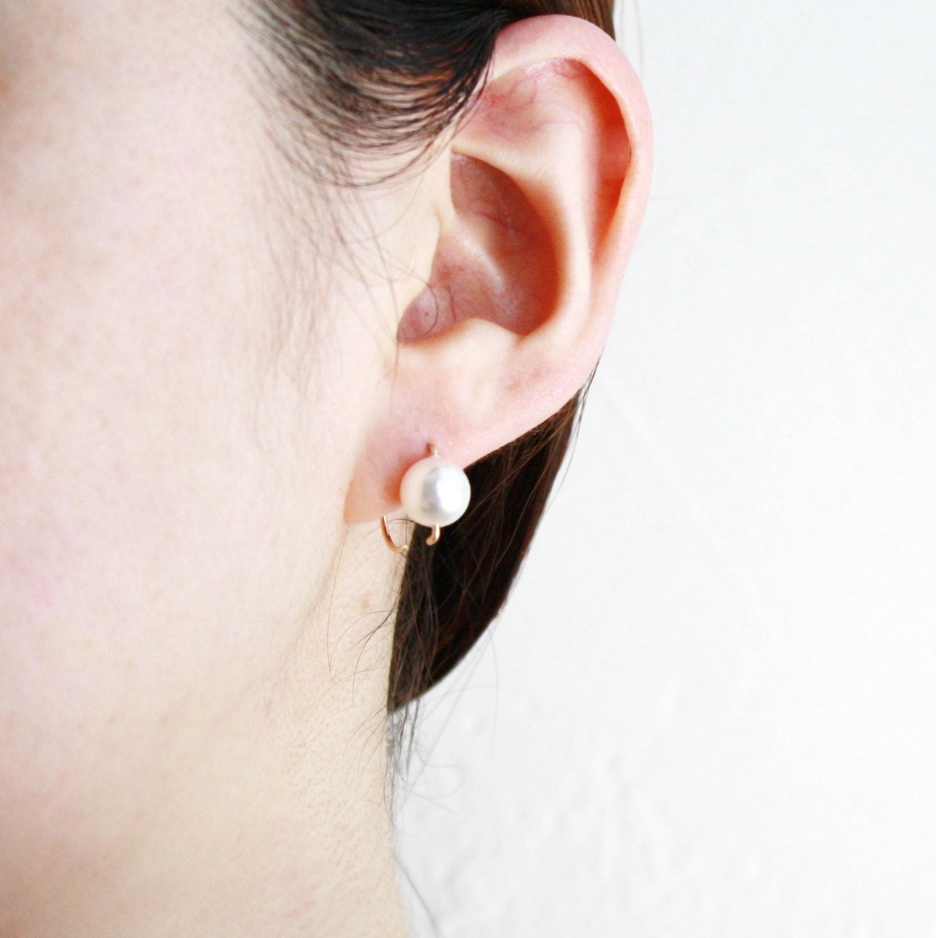 Amazonite Short Hook Stud Earrings