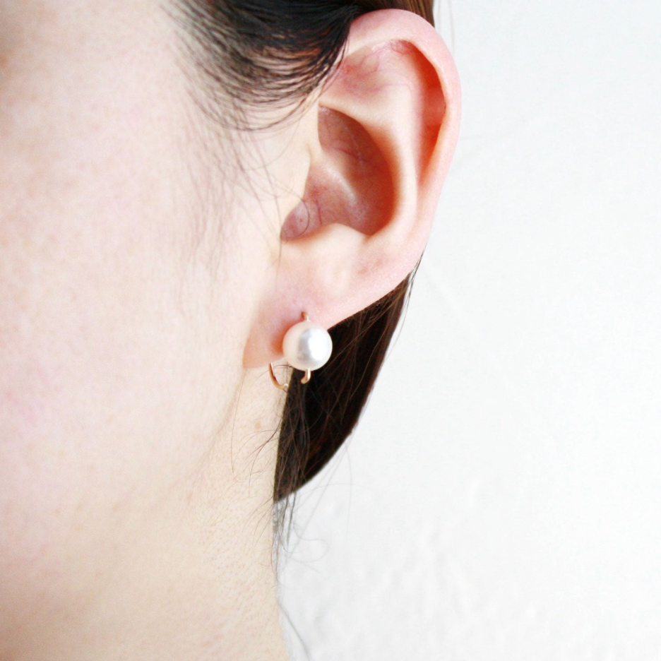 Turquoise Short Hook Stud Earrings