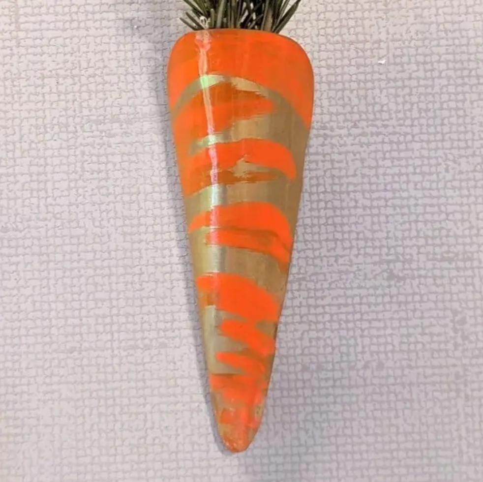Carrot Wall Vase