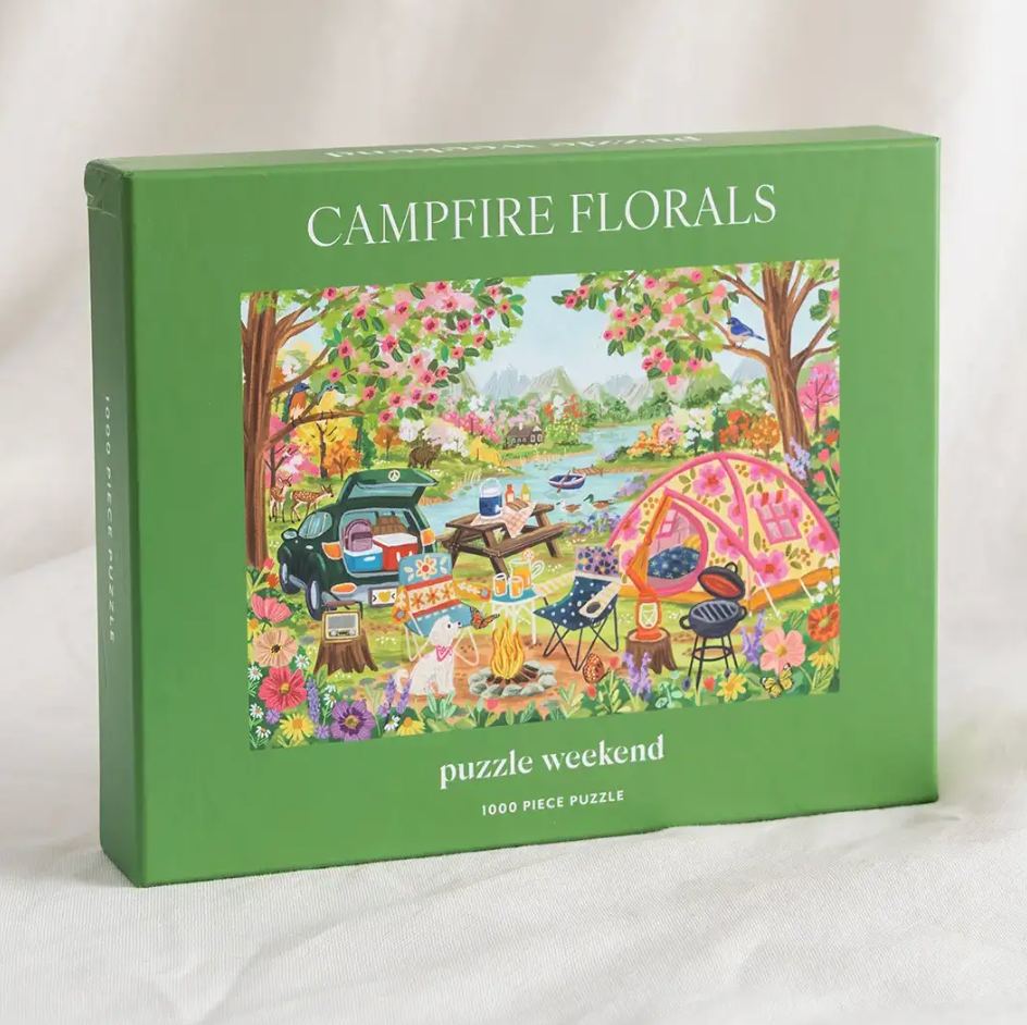 Campfire Florals 1000 Piece Jigsaw Puzzle