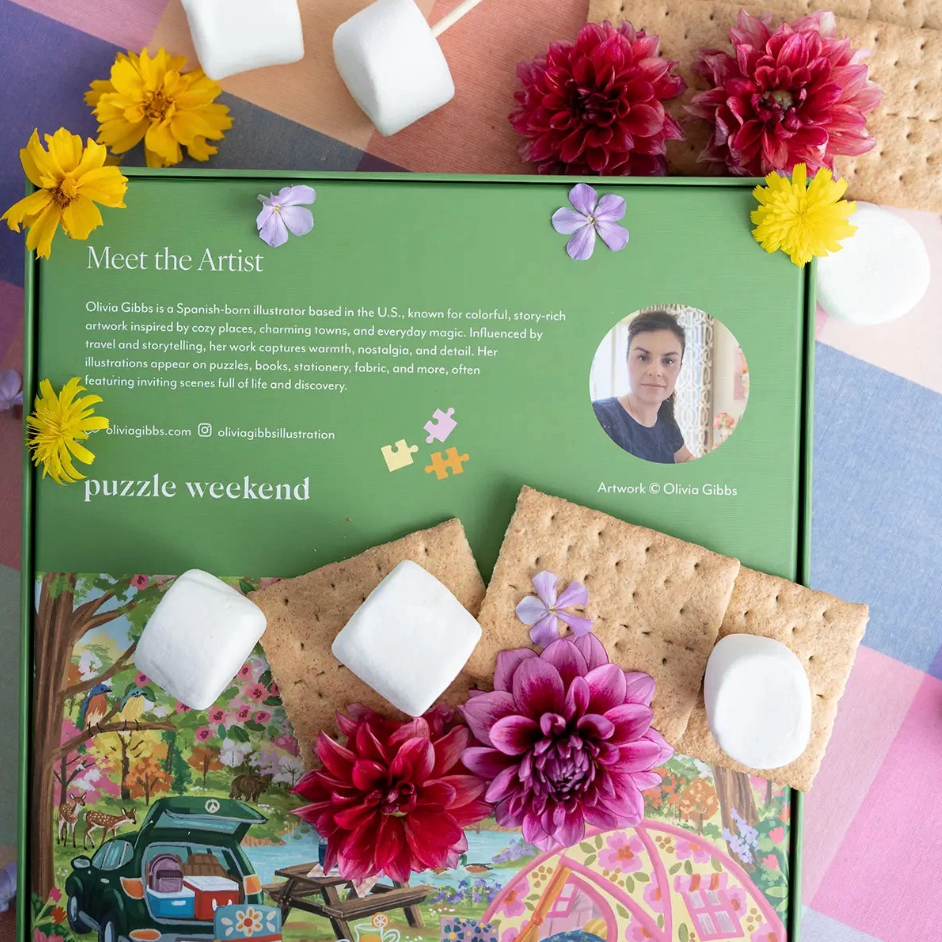 Campfire Florals 1000 Piece Jigsaw Puzzle