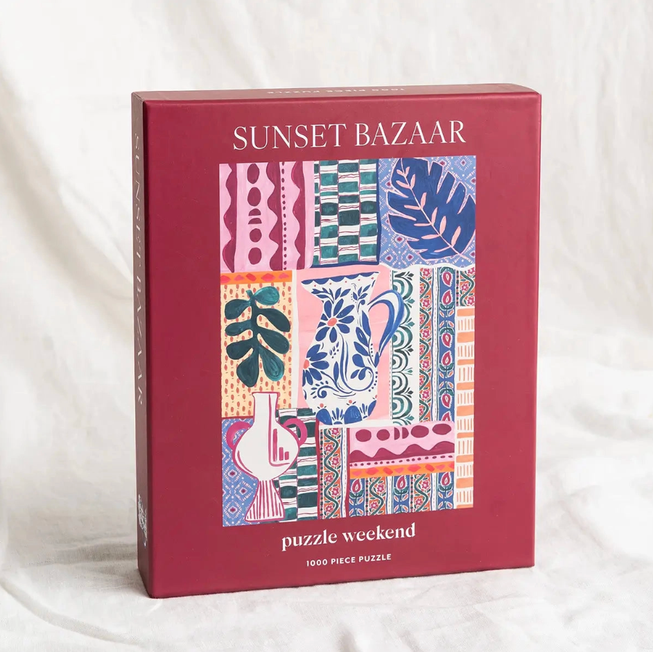 Sunset Bazaar 1000 Piece Jigsaw Puzzle