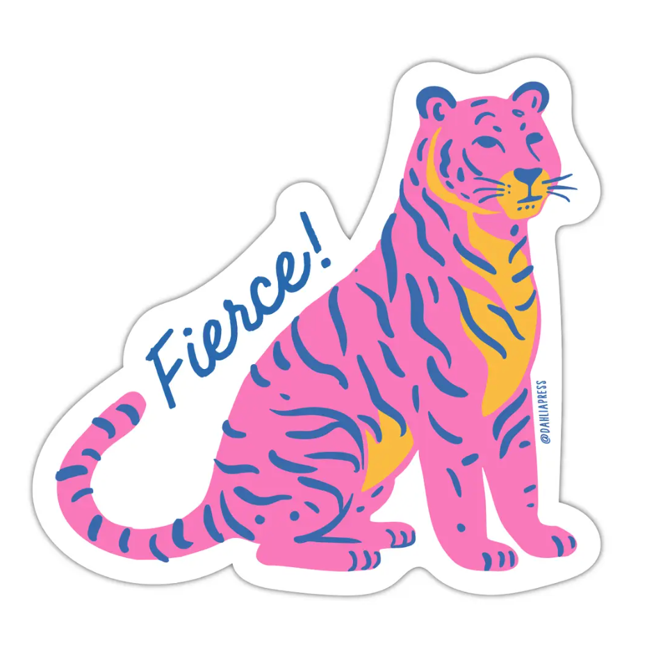 Fierce Tiger Sticker