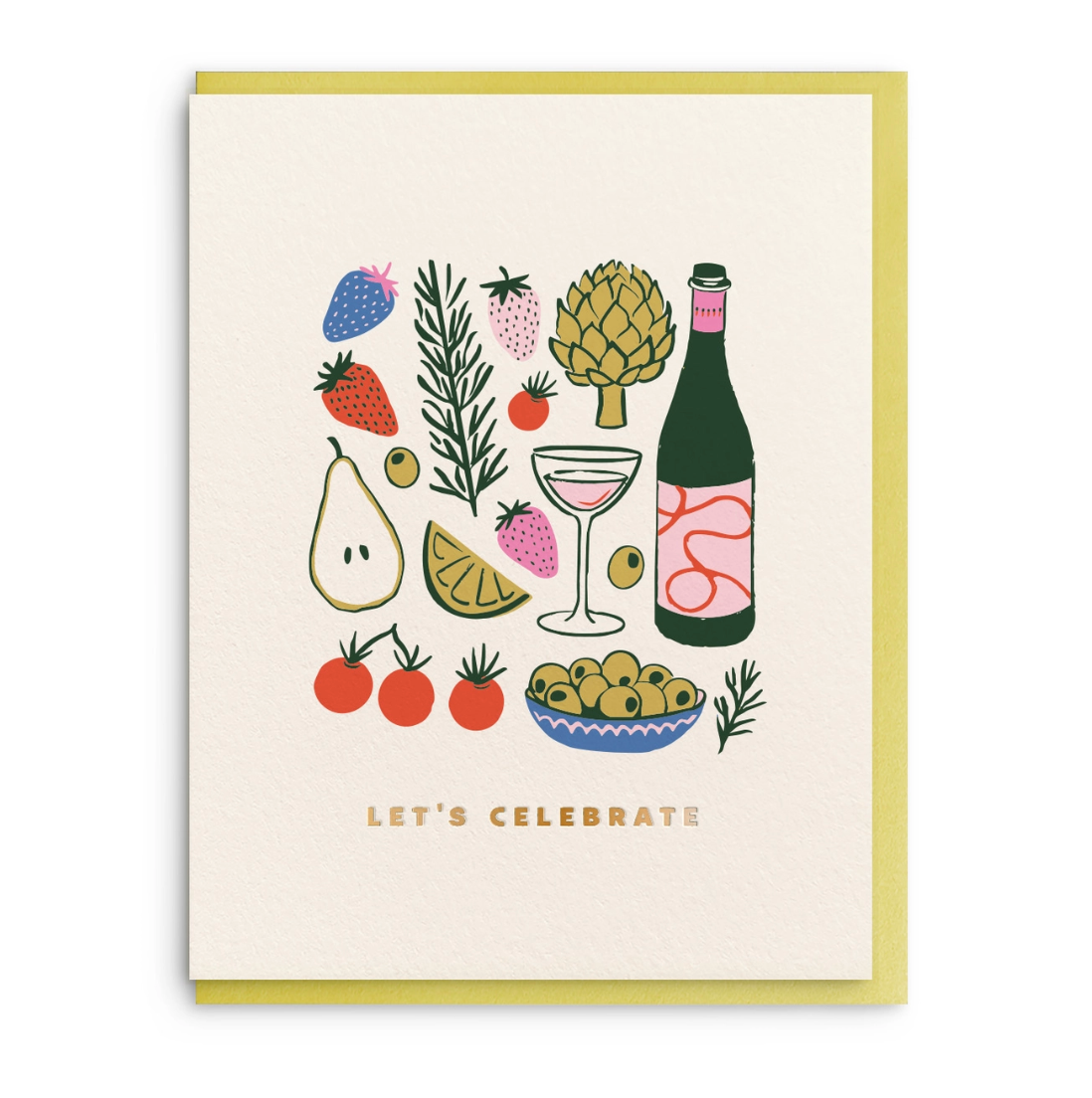 Let's Celebrate, Charcuterie Greeting Card
