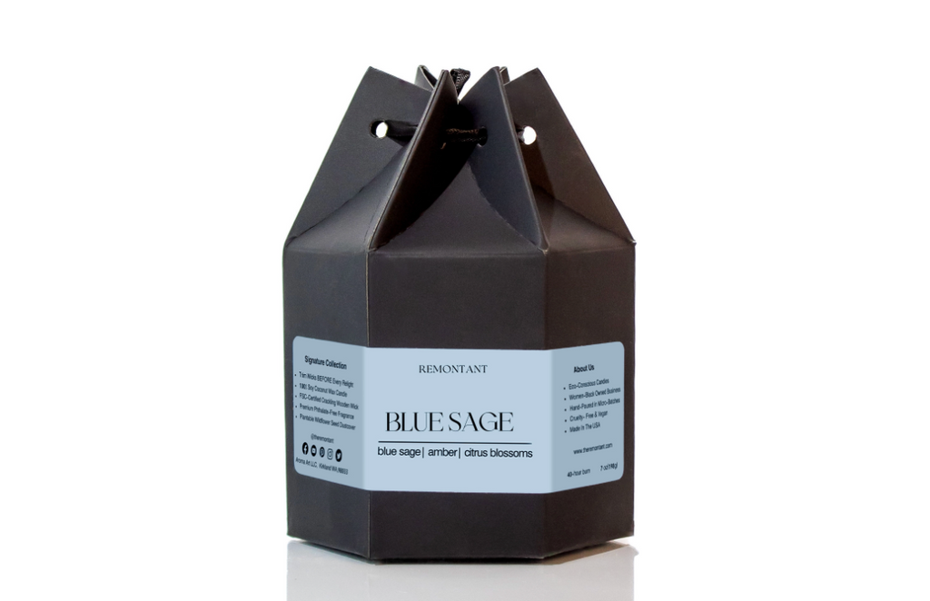 Blue Sage Candle