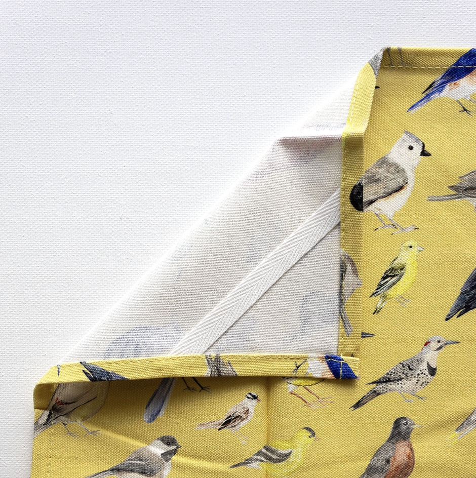 Backyard Birds Tea Towel