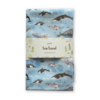 PNW Ocean Mammals Tea Towel