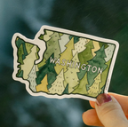 WA State Trees Vinyl Sticker