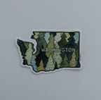 WA State Trees Vinyl Sticker