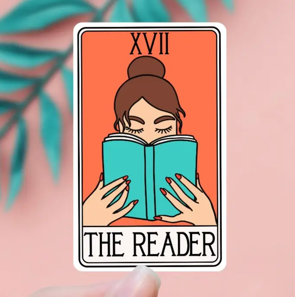 The Reader Tarot Sticker