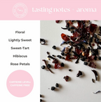 Hibiscus Rose Herbal Tea Tube Gift